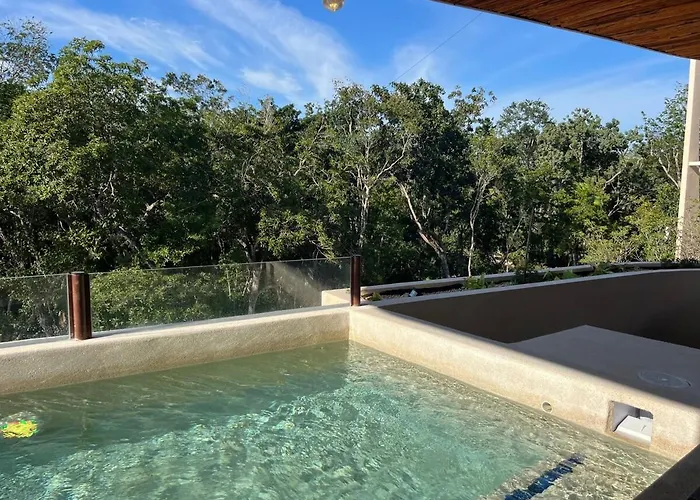 Charming Boutique Jungle Views Private Pool * Tulum