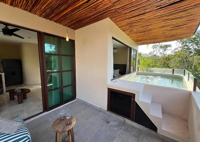 Apartamento Charming Boutique Jungle Views Private Pool *