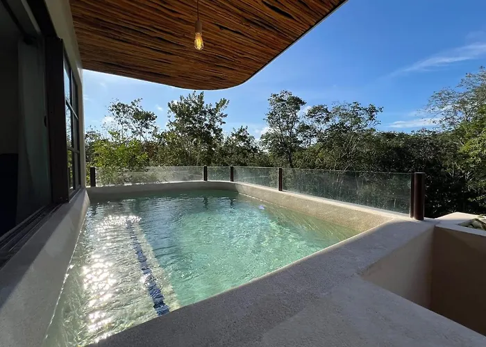 Charming Boutique Jungle Views Private Pool Tulum