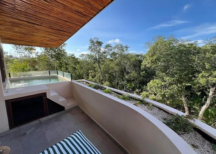 Apartamento Charming Boutique Jungle Views Private Pool